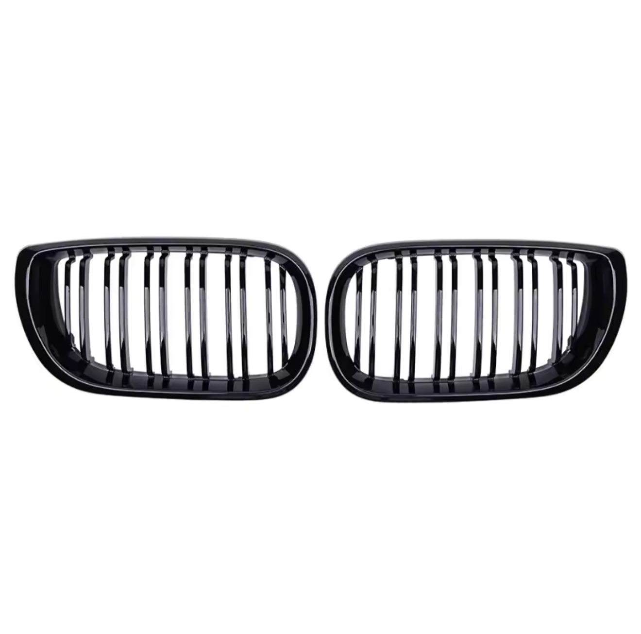 Bmw E46 Coupe 98-02  (Pre-Facelift) M4 Look Gloss Black Grills