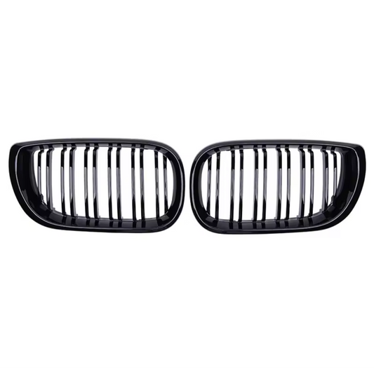 Bmw E46 Coupe 98-02  (Pre-Facelift) M4 Look Gloss Black Grills
