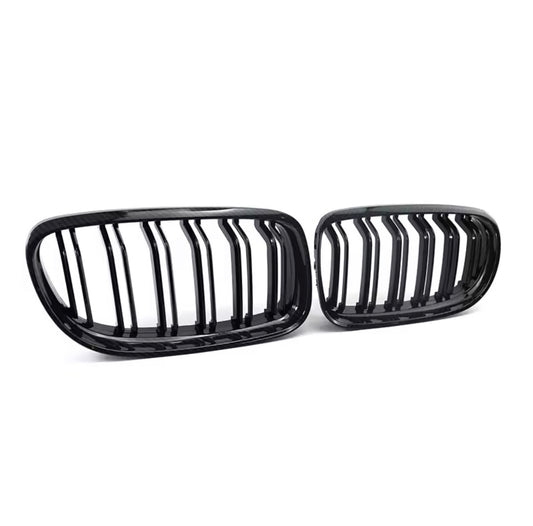 Bmw E90/91 09-12 (Facelift) M4 Look Gloss Black Grills