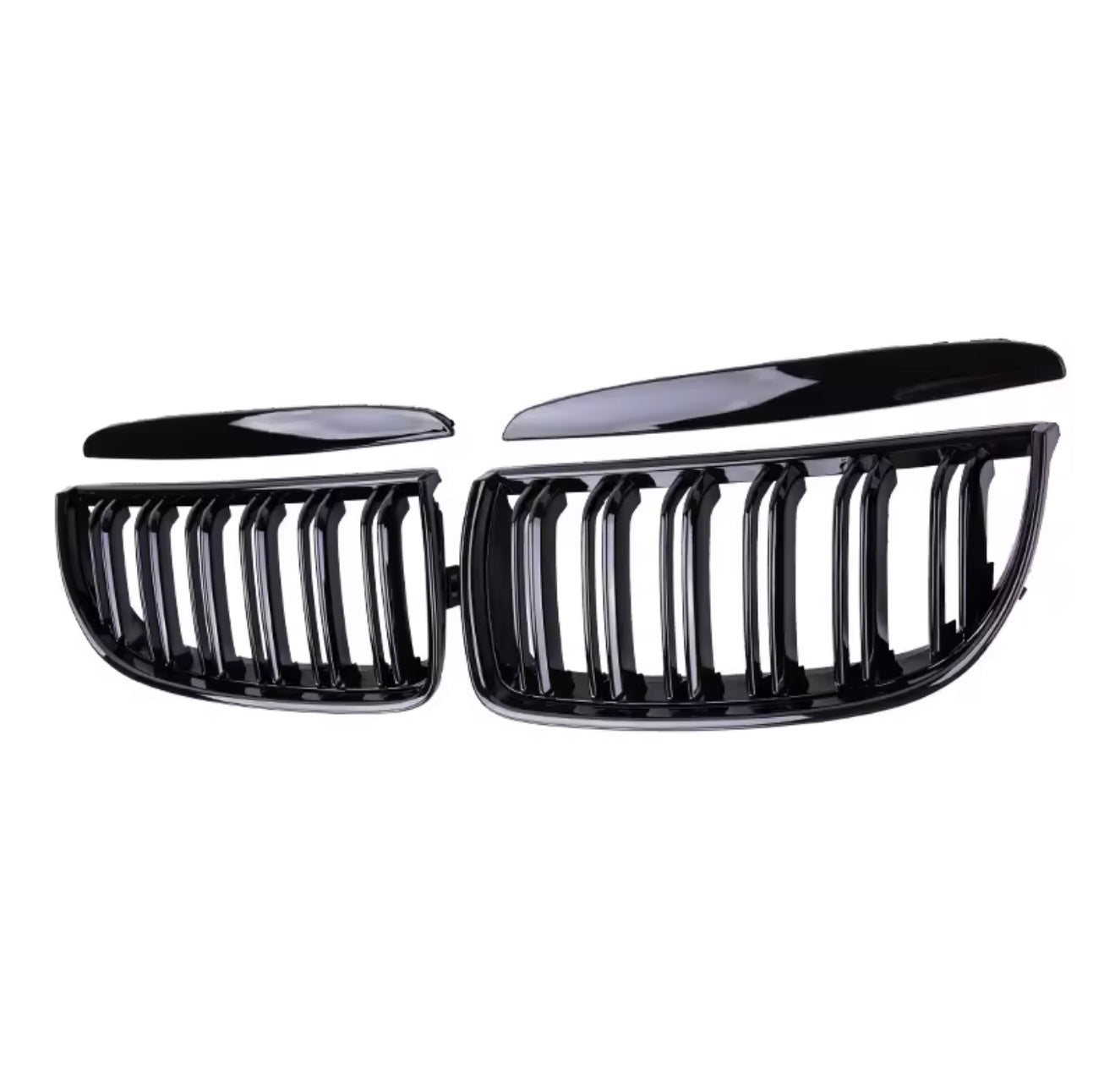 Bmw E90/91 05-09 (Pre-Facelift) M4 Look Gloss Black Grills